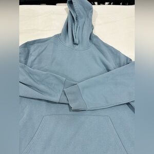 PLAIN BABY BLUE HOODIE( USED)